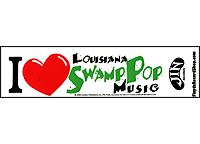 I Love Swamp Pop Music Bumper Sticker